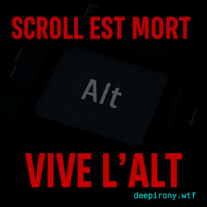 Le scroll est mort – Vive la touche Alt