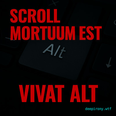 Scroll mortuus est – Alt vivat