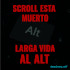 El scroll ha muerto – Viva la tecla Alt